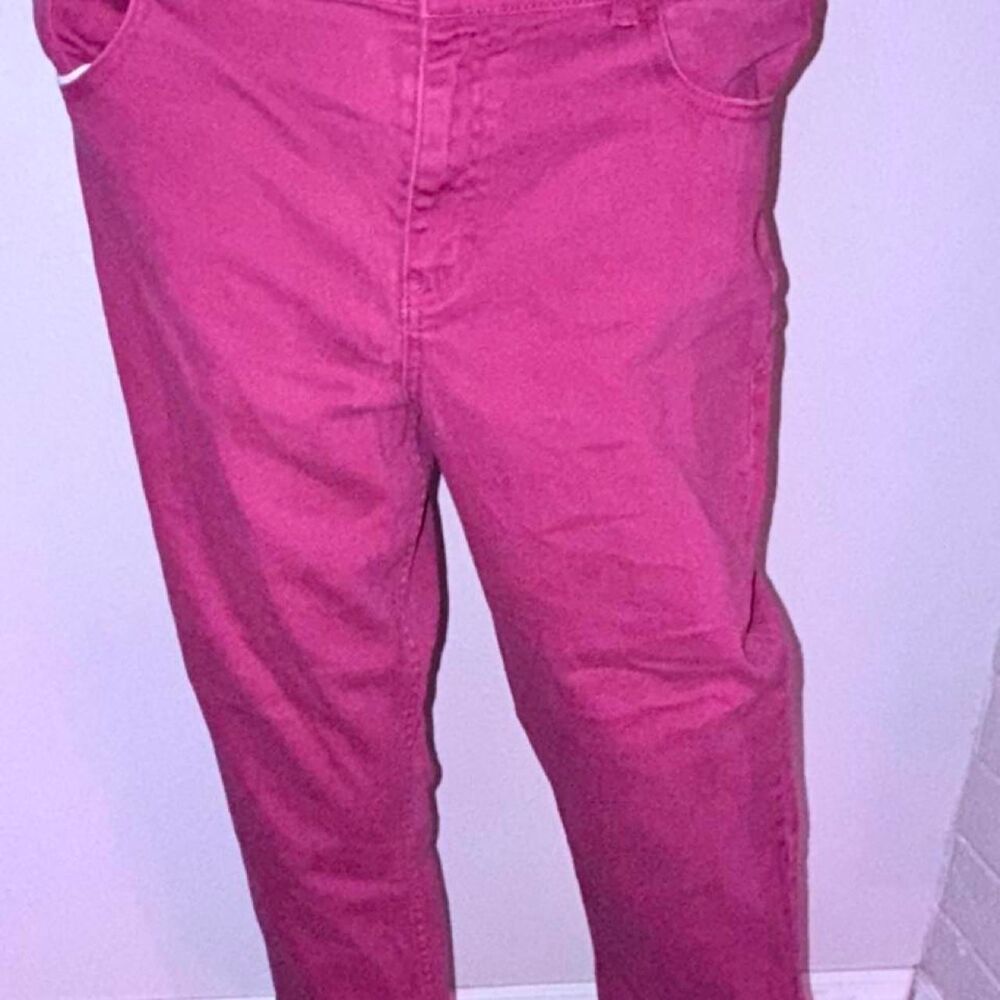 Jaclyn-smith Women's Pink and Purple Jeans